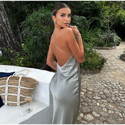 Elegant Chic Maxi Women's Dress