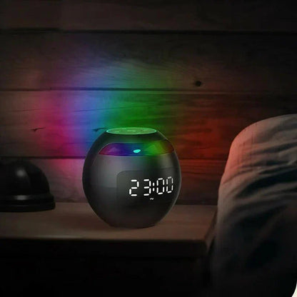 Wireless LED Clock Radio with Bluetooth and Colour Changing Light