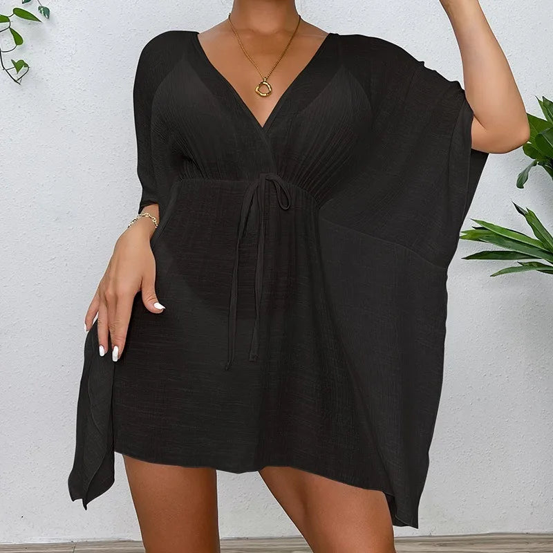 Relaxed Fit Beach Cover Up Swimsuit Dress