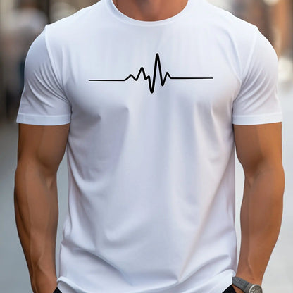 Men's Classic Graphic T-Shirt Comfortable Casual Tee
