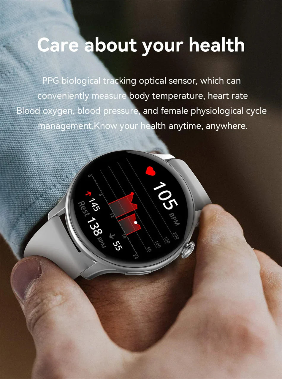 Slim Gold Ladies Smartwatch with Fitness Tracker