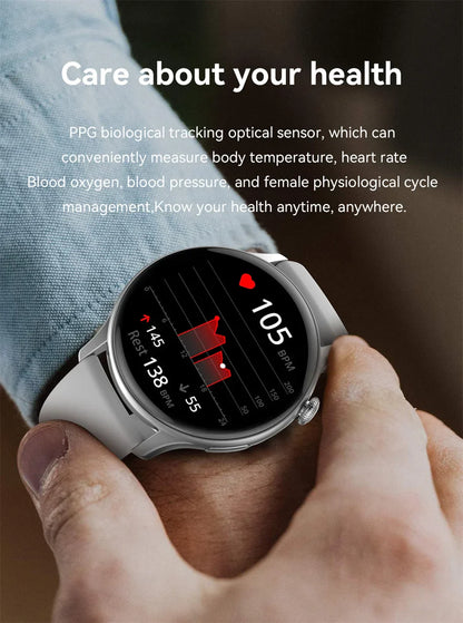 Slim Gold Ladies Smartwatch with Fitness Tracker