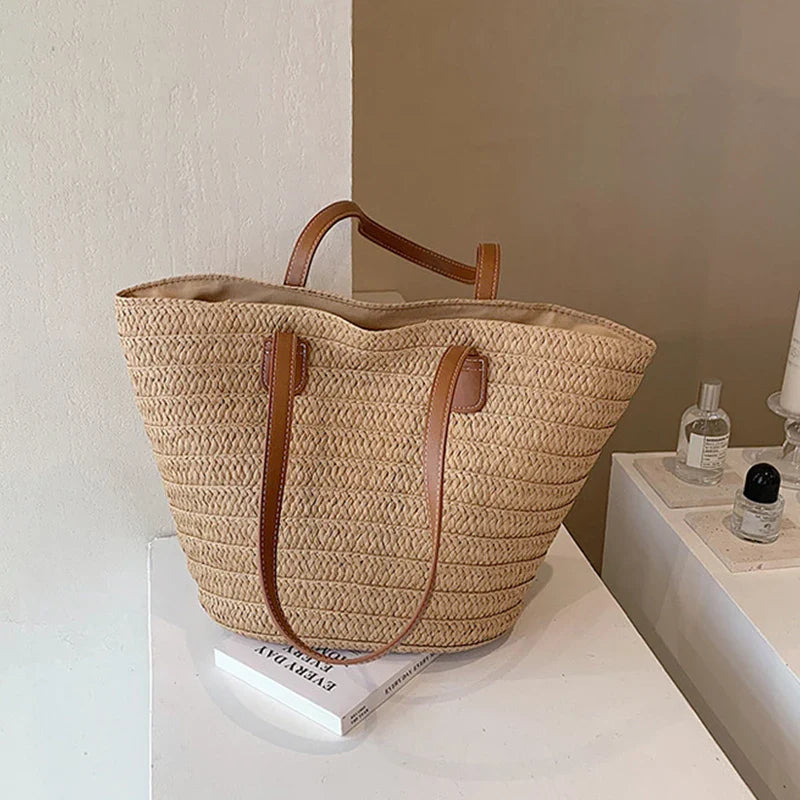 Woven Elegance Tote | Shoulder Bag-1