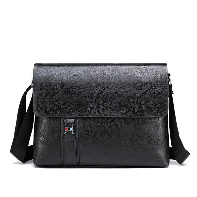 Simple Big Genuine Leather Tote Bag