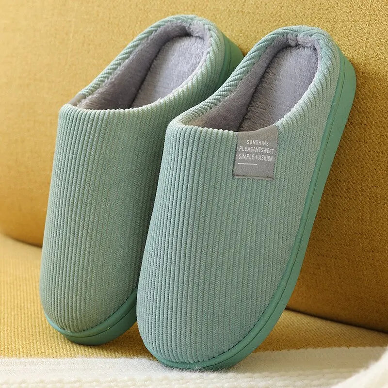 Warm Comfortable Closed Toe House Slippers
