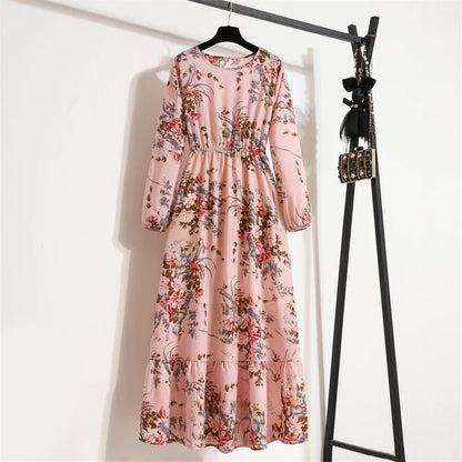 Variant image for Sapphire Floral Maxi Dress | Long Sleeve Maxi Dress for Women-47
