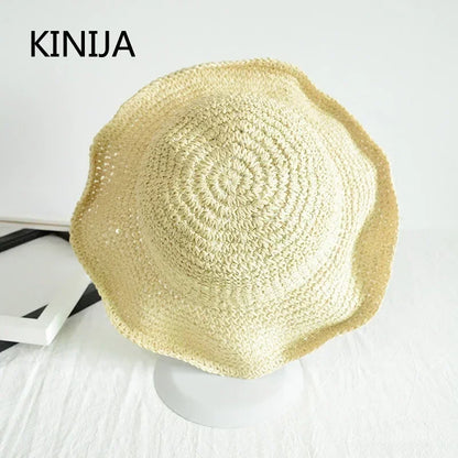 Summer Women's Wide Brim Straw Sun Hat