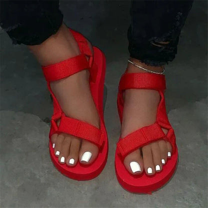 Comfortable Buckle Toe Sandals for Ladies - Luxivelle