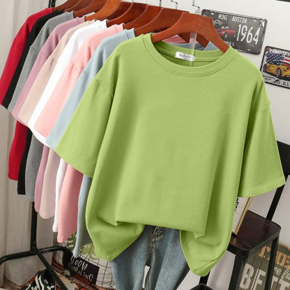 Lightweight Women's Cotton Casual Plus Size T-Shirt