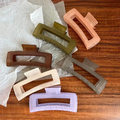 Large Hair Clips for Thick Hair Women Geometric Claw Accessory