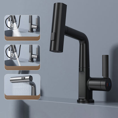 Flexible LED Faucet with 360° Swivel and Spray Nozzle