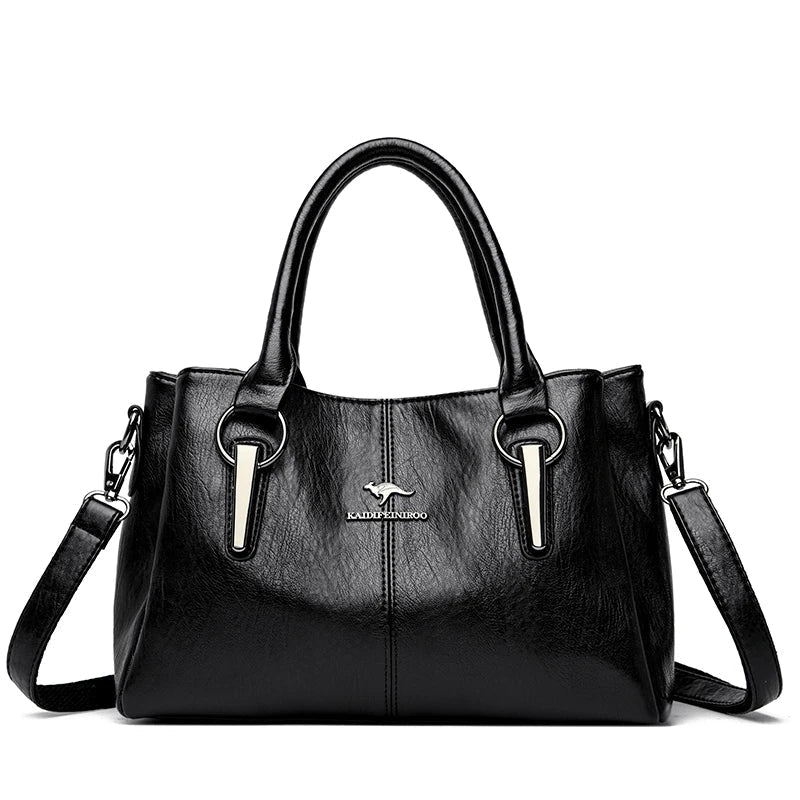 Genuine Leather Tote Handbag