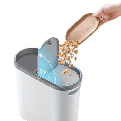 Big 10L Bathroom Trash Can with Compact Design
