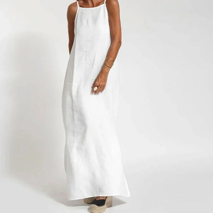 Fabulous | Women's White Slip Dress for Summer-1