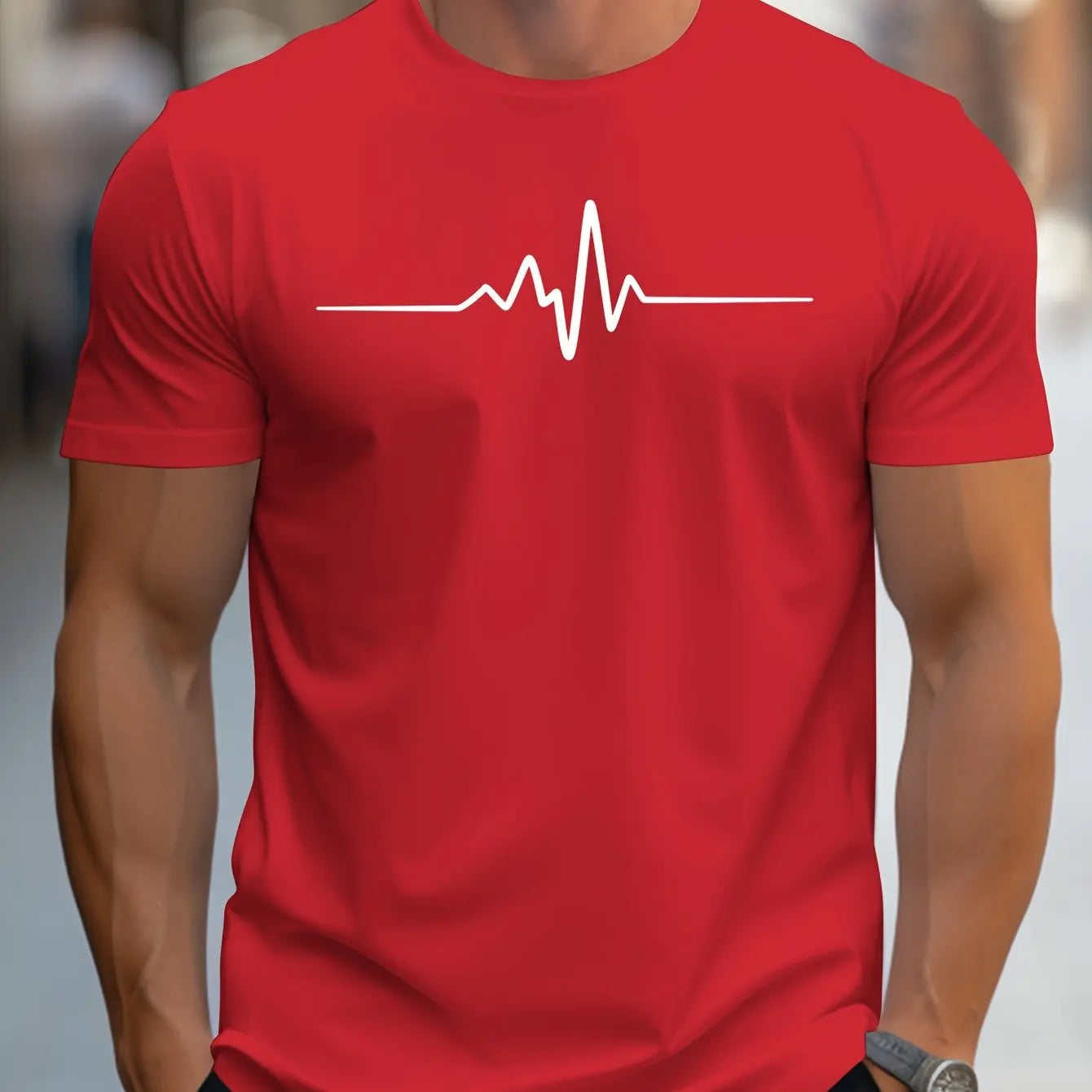 Men's Classic Graphic T-Shirt Comfortable Casual Tee