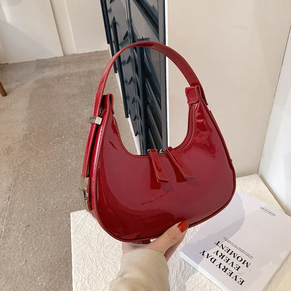 Crescent Charm | Black Shoulder Bag for Women 2