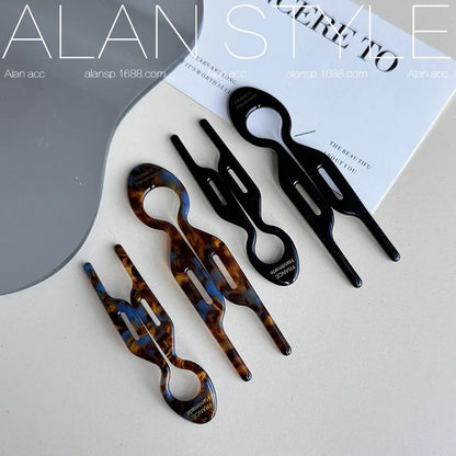 Slim Line Hollow Hair Clip