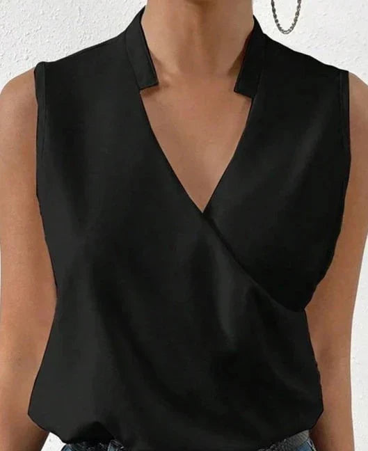 Women's Casual V-Neck Cotton Summer Top
