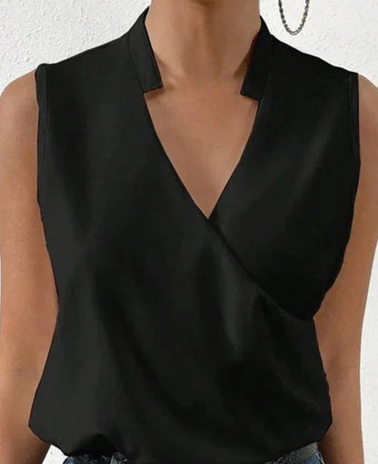 Women's Casual V-Neck Cotton Summer Top