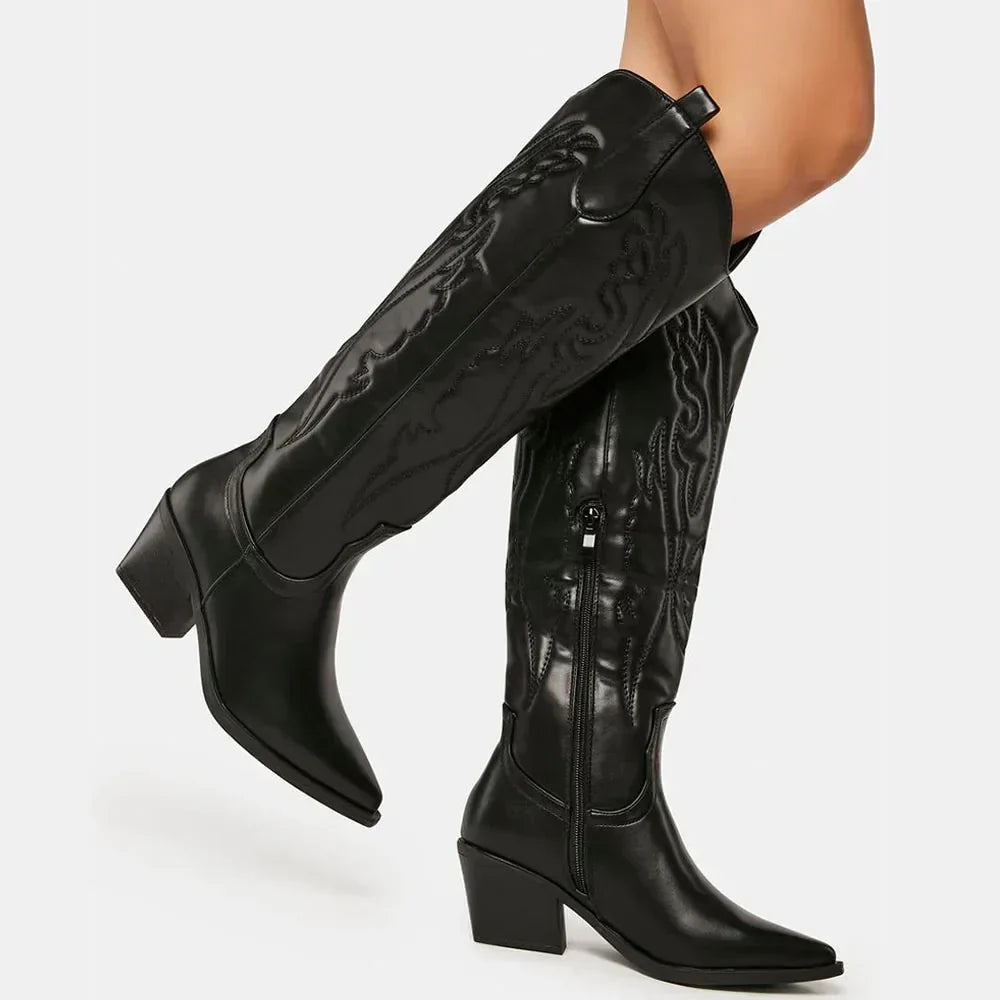 Rustic Country Tall Cowboy Boots