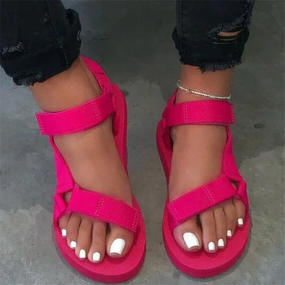 Comfortable Buckle Toe Sandals for Ladies
