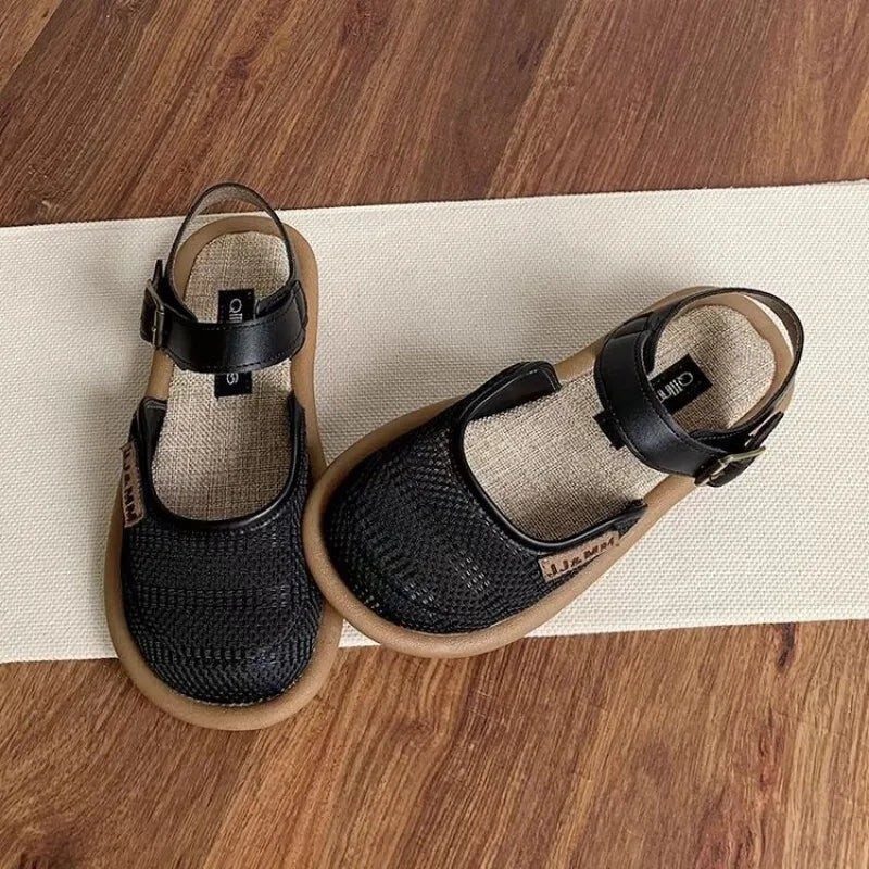Beachy Brown Flat Sandal