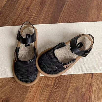 Beachy Brown Flat Sandal
