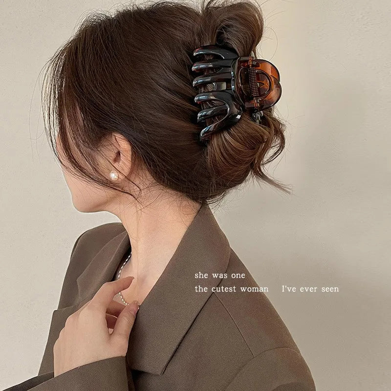 Big Plastic Ponytail Hair Claw Clips for Women Girls