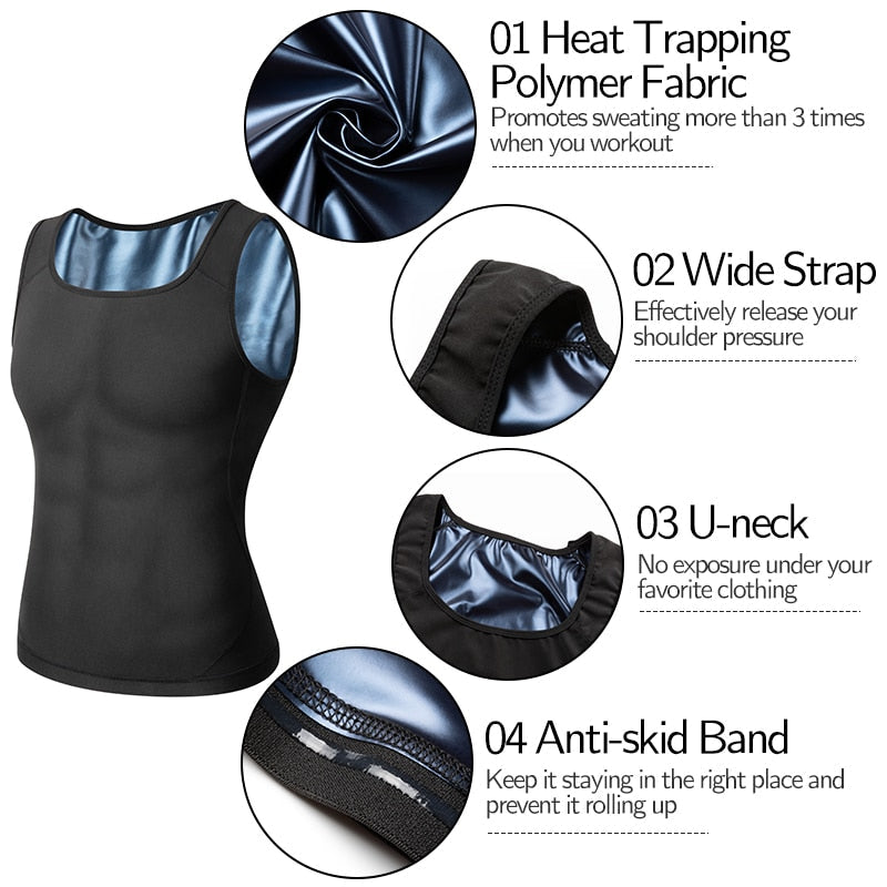 Sweat Slimming Sauna Waist Vest