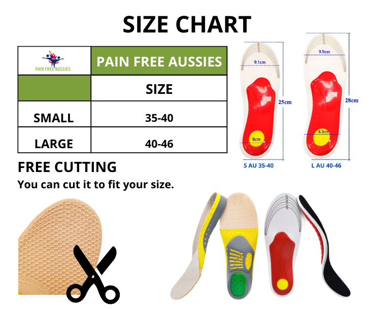 Soft Arch Support Shoe Insoles for All Day Comfort