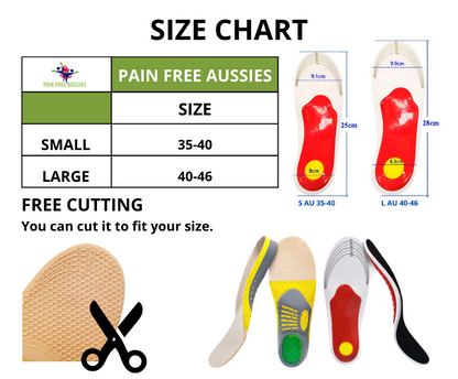 Soft Arch Support Shoe Insoles for All Day Comfort