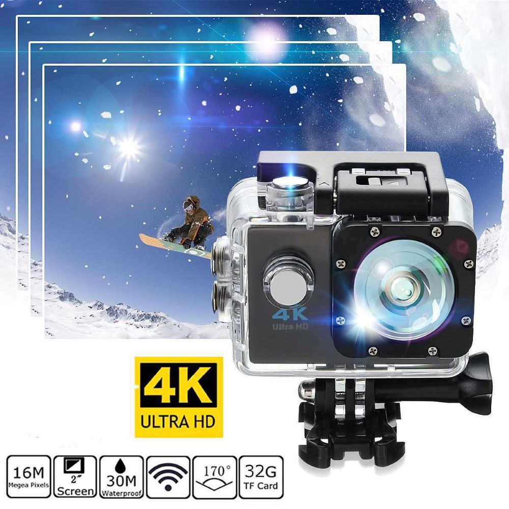 High Definition Waterproof Action Cam 12MP WiFi