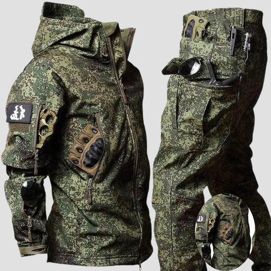 Waterproof Outdoor Survival Jacket and Pants Set - Luxivelle