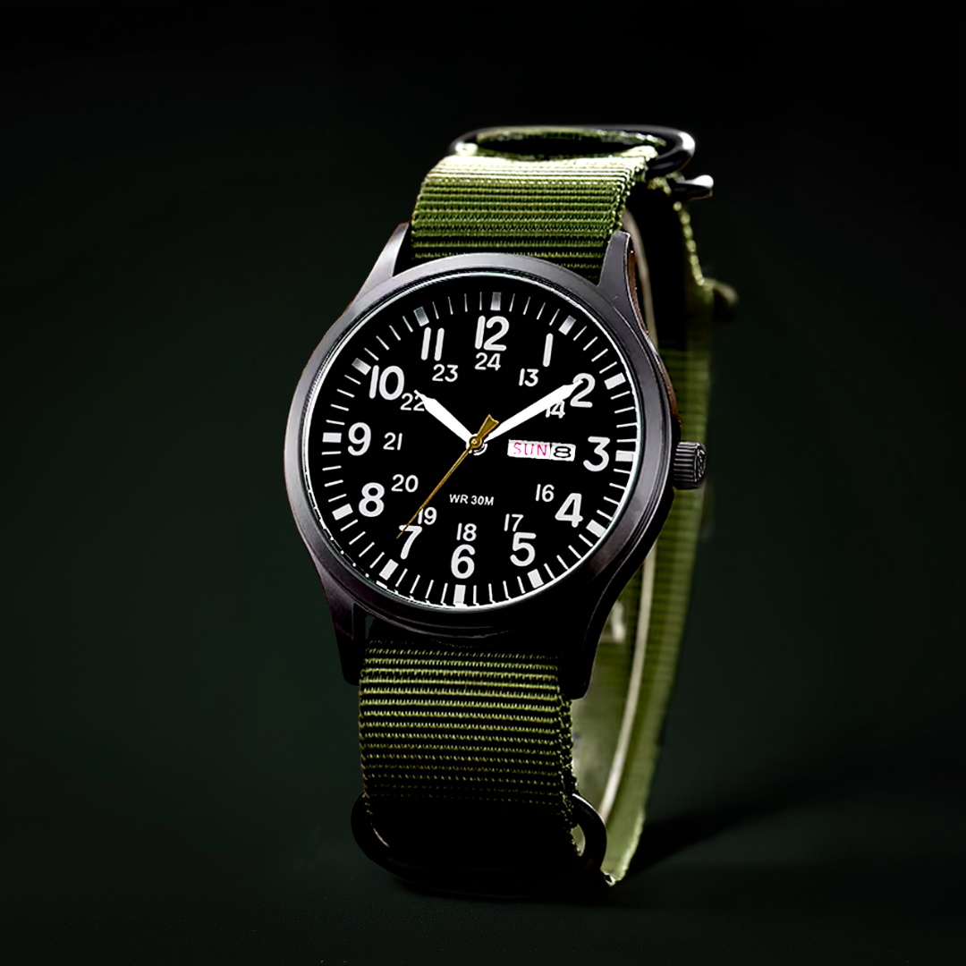 Tough Waterproof Mens Stainless Steel Sports Watch