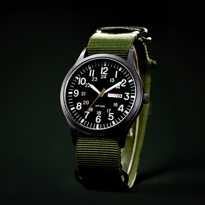 Tough Waterproof Mens Stainless Steel Sports Watch
