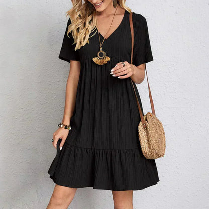 Chic V-Neck Sundress for Women