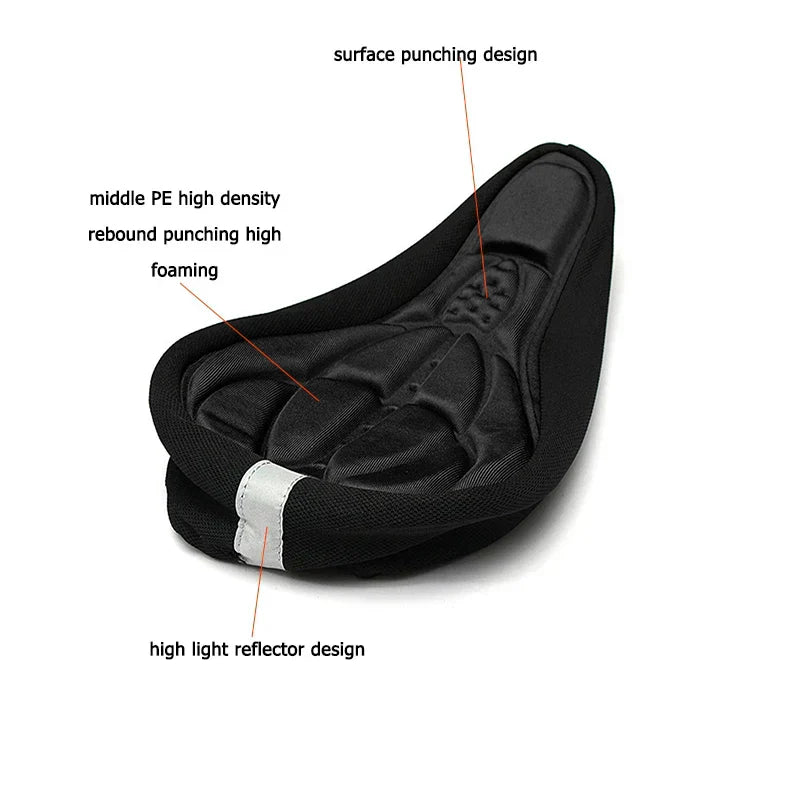 Ultra Soft Bike Seat Cushion Cover