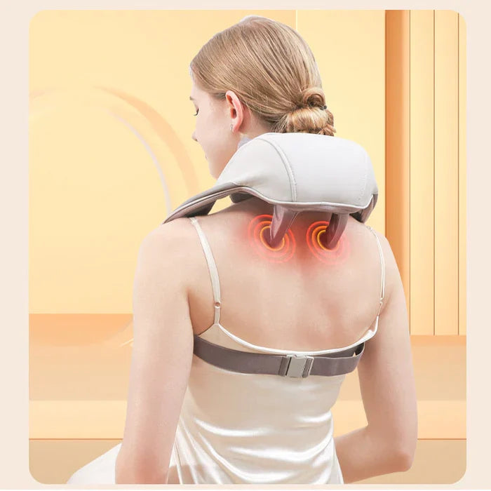 Warm Neck and Shoulder Massage Wrap for Pain Relief