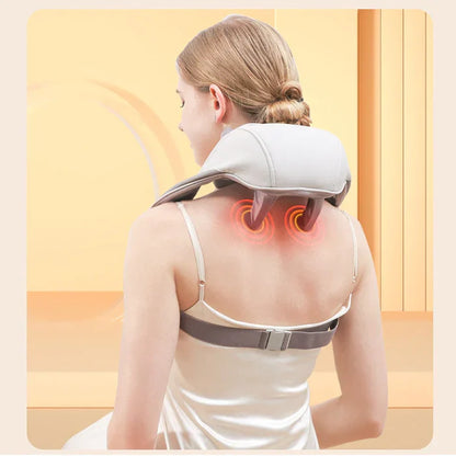 Warm Neck and Shoulder Massage Wrap for Pain Relief