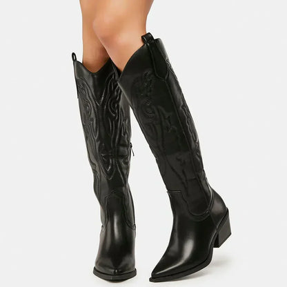 Rustic Country Tall Cowboy Boots