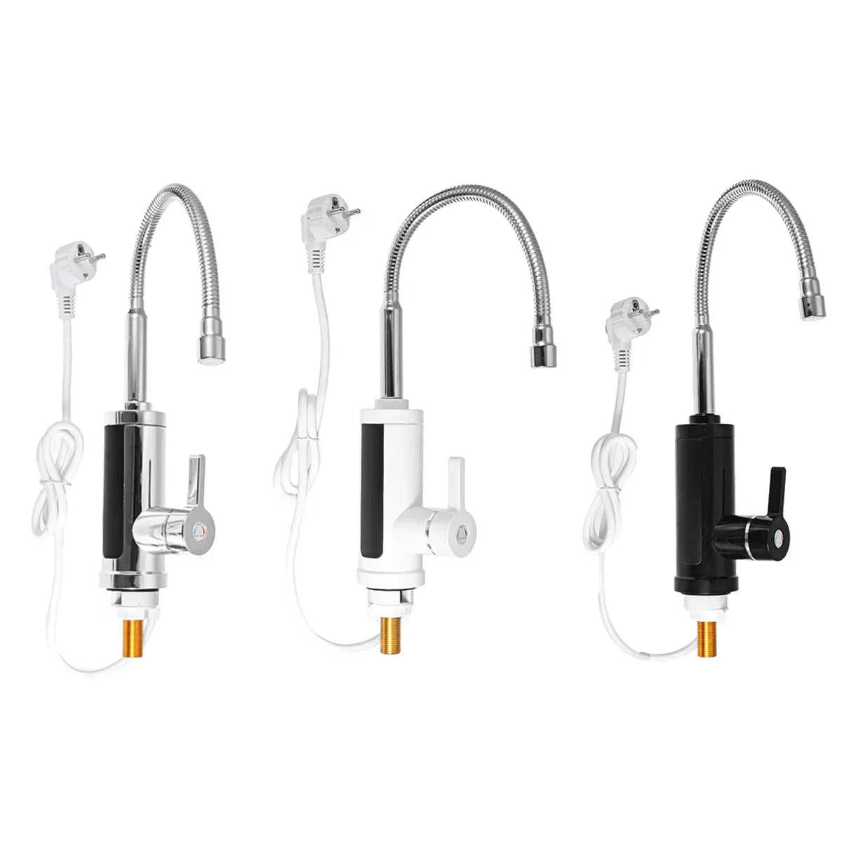 Instant Hot Water Kitchen Faucet - Electric Tap with Thermostat