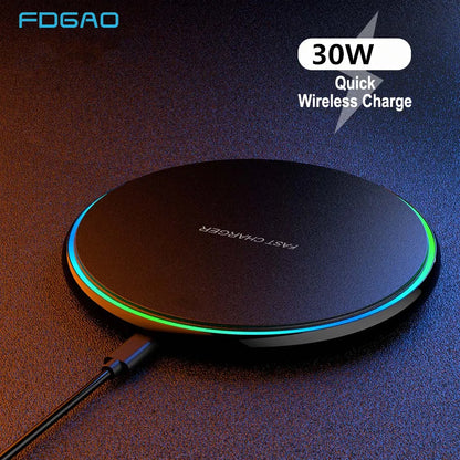 Quick Wireless Charger Pad for iPhone & Android