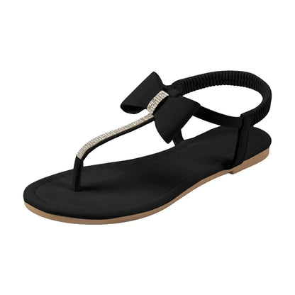 Glittery Buckle Strap Sandals
