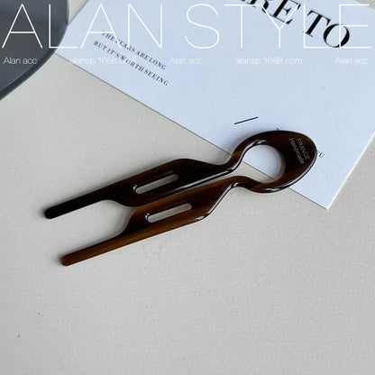 Slim Line Hollow Hair Clip
