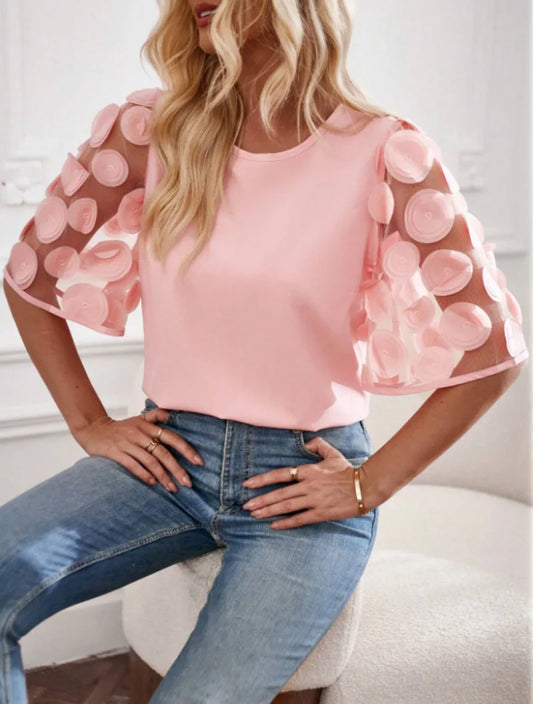 Stylish Women's Long Sleeve Shirt - Luxivelle