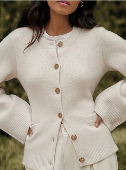 Sabine | Flared Sleeve Casual Cardigan