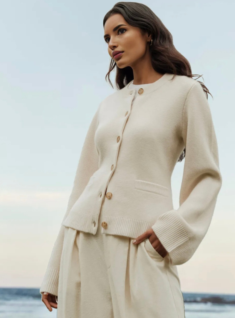 Sabine | Flared Sleeve Casual Cardigan