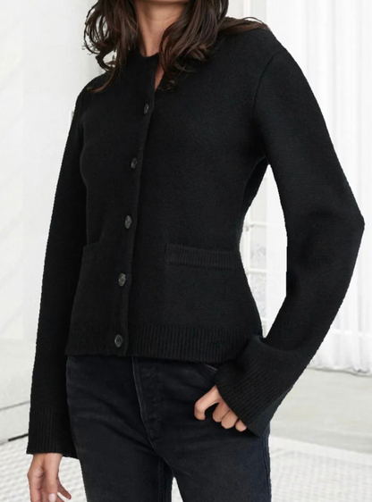 Sabine | Flared Sleeve Casual Cardigan