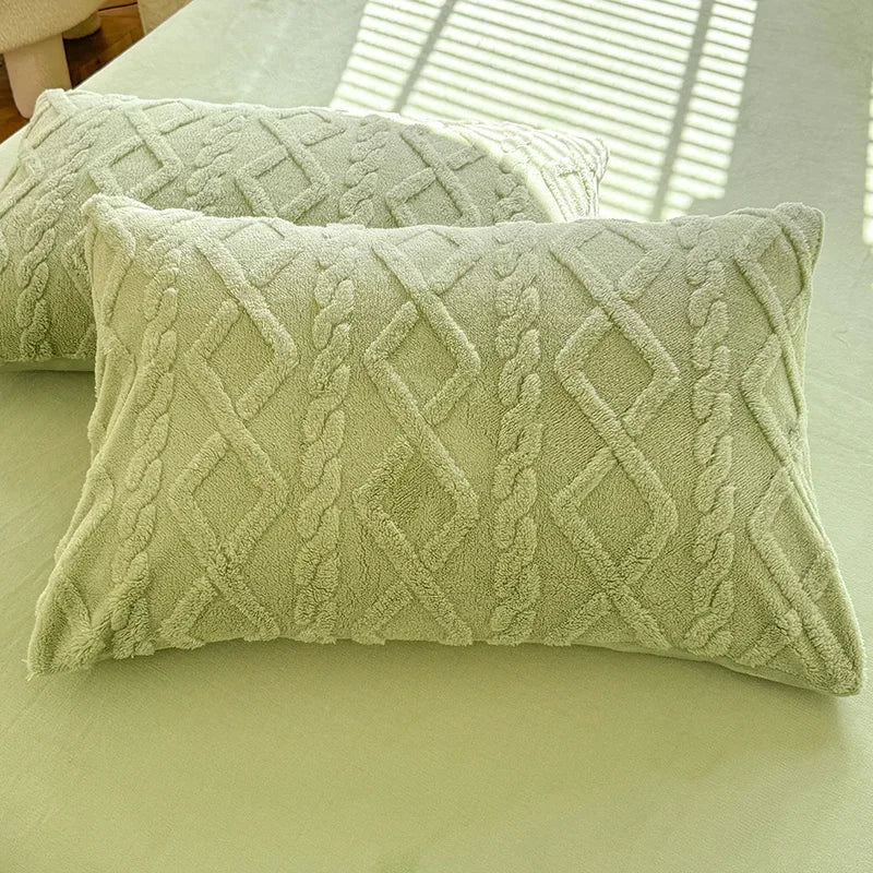 2x Soft Brushed Cotton Fitted Pillowcase Set