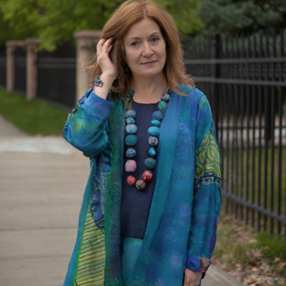 Easy Wear Black Open Cardigan